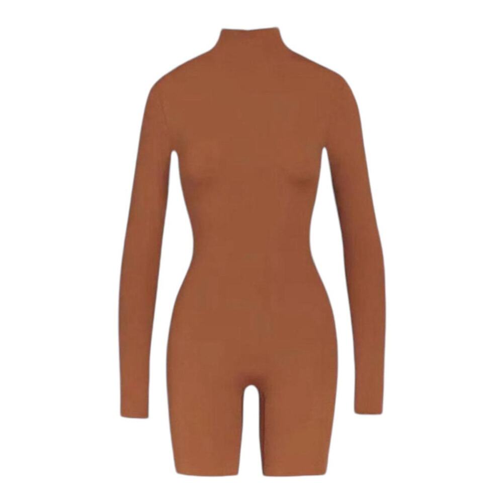 NWT! Skims all-in-one long sleeve mid thigh shaping jumpsuit Size S